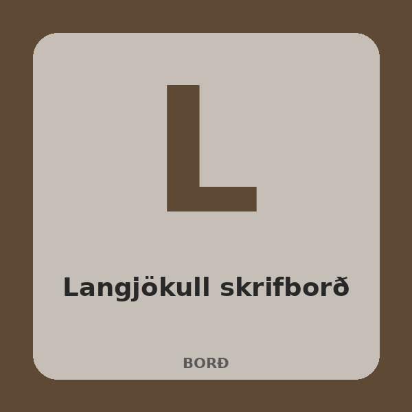 [BH-BRD-012-01] Langjökull Desk (Oak, 140 cm)