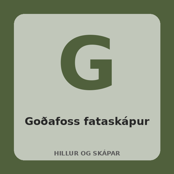 [BH-HIL-028-01] Goðafoss Wardrobe (Oak)