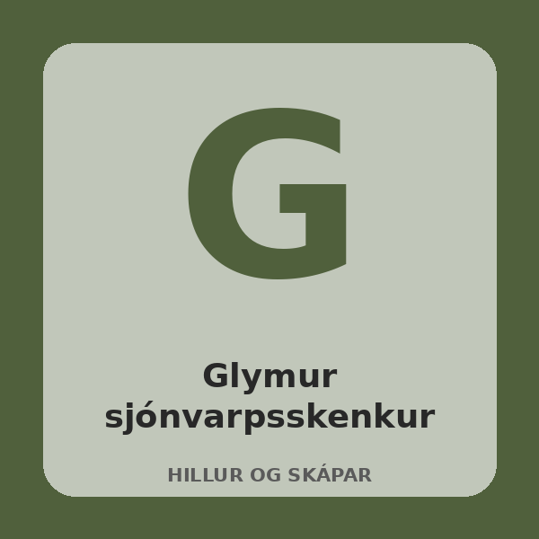 [BH-HIL-031-01] Glymur TV Unit (Oak)