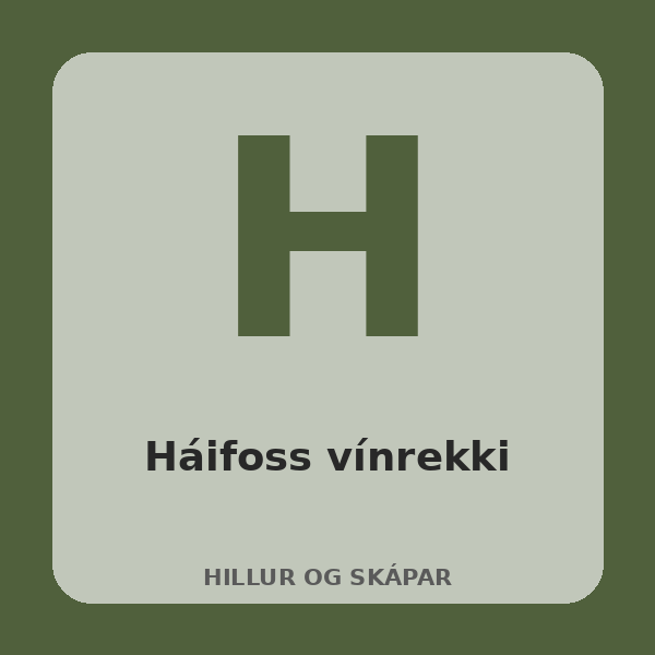 Háifoss vínrekki