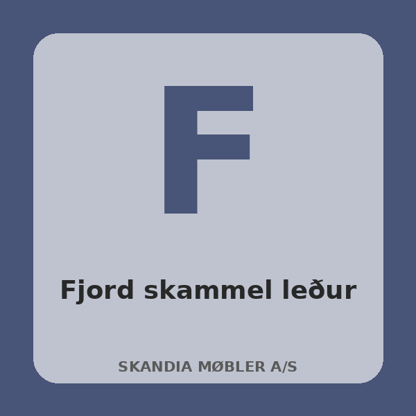 [BH-SOF-T05-01] Fjord skammel leður
