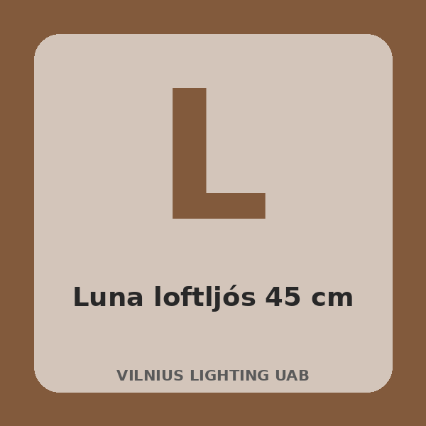 [BH-FYL-T15-01] Luna loftljós 45 cm