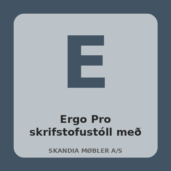 [BH-SKR-T34-01] Ergo Pro Office Chair with Headrest