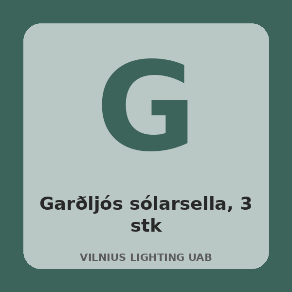 [BH-UTI-T37-01] Solar Garden Lights, Set of 3