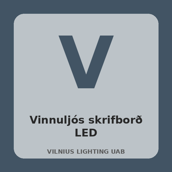 [BH-SKR-T45-01] Vinnuljós skrifborð LED